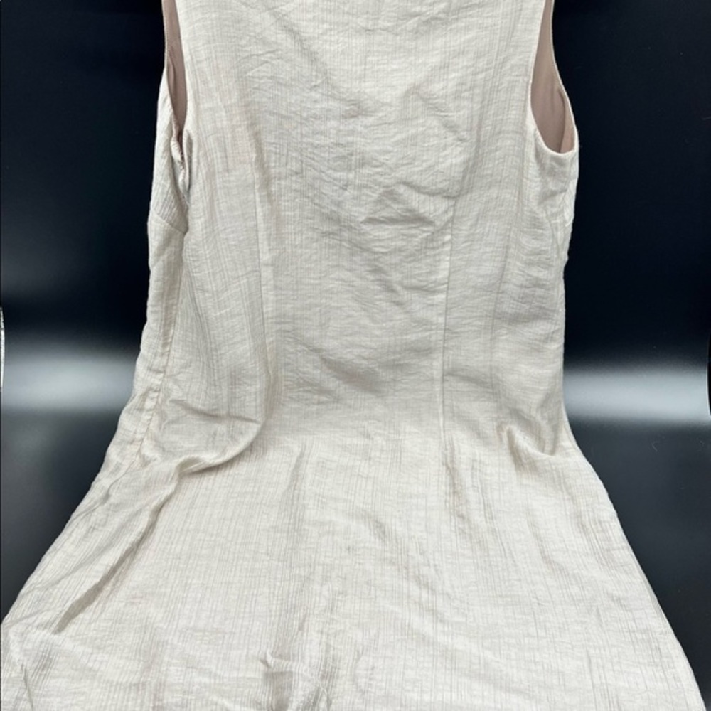 casual beige tunic beaded dress NWT - Picture 6 of 8